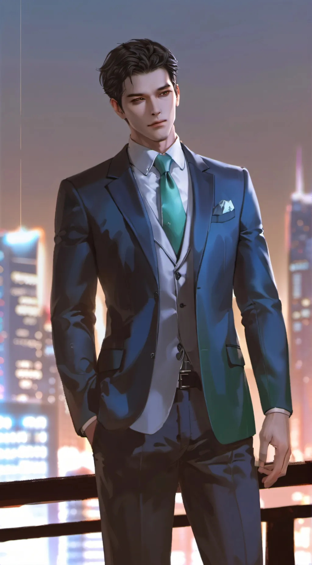 ai character: Leonardo background