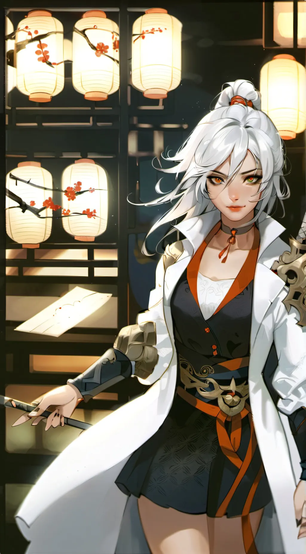 ai character: Aya Shiro background