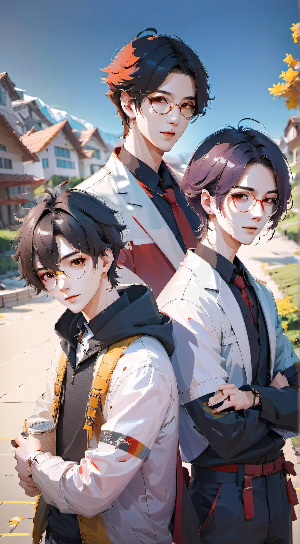 ai character: Locker room background