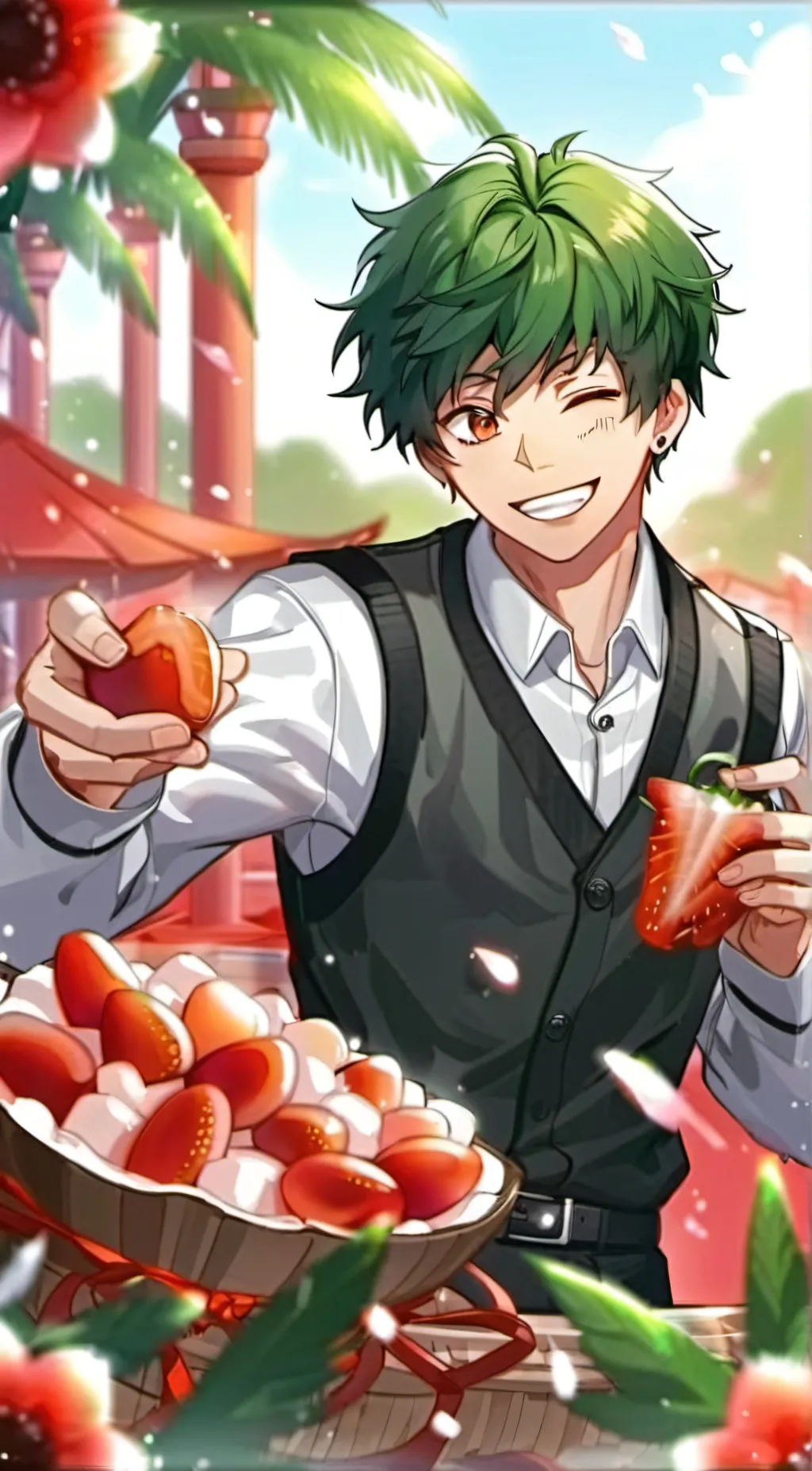 ai character: deku background