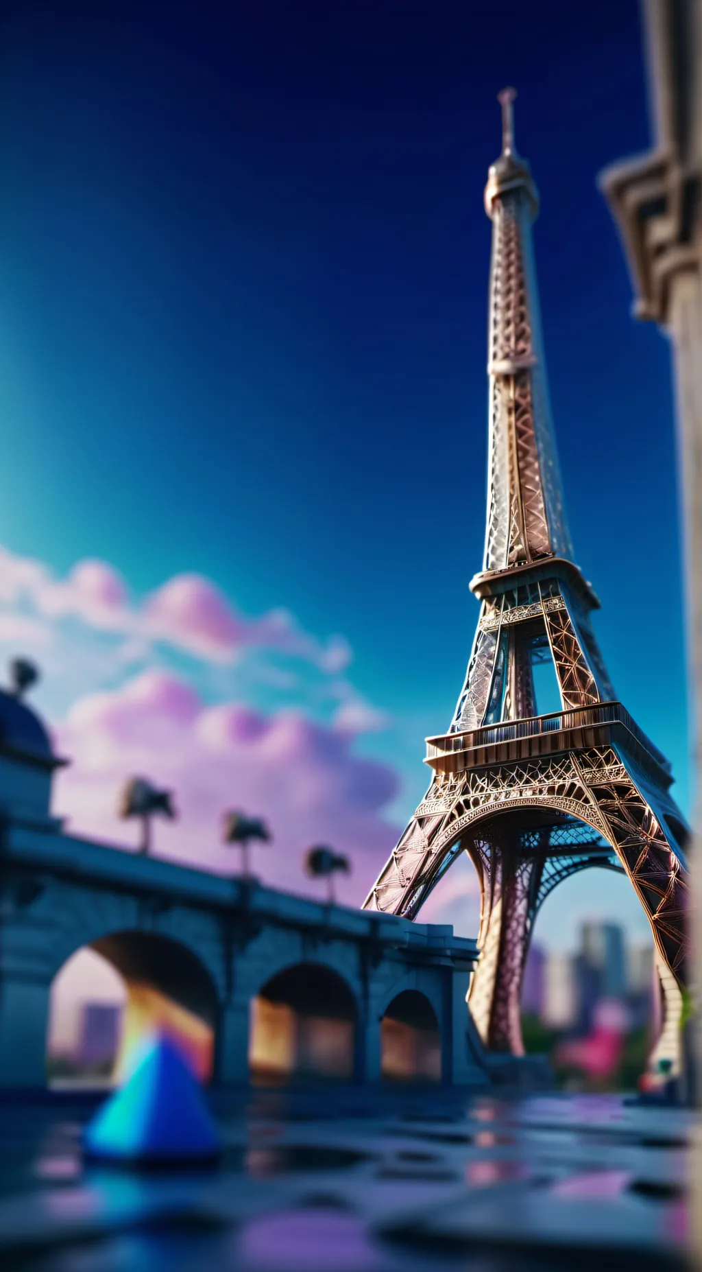 ai character: Paris background