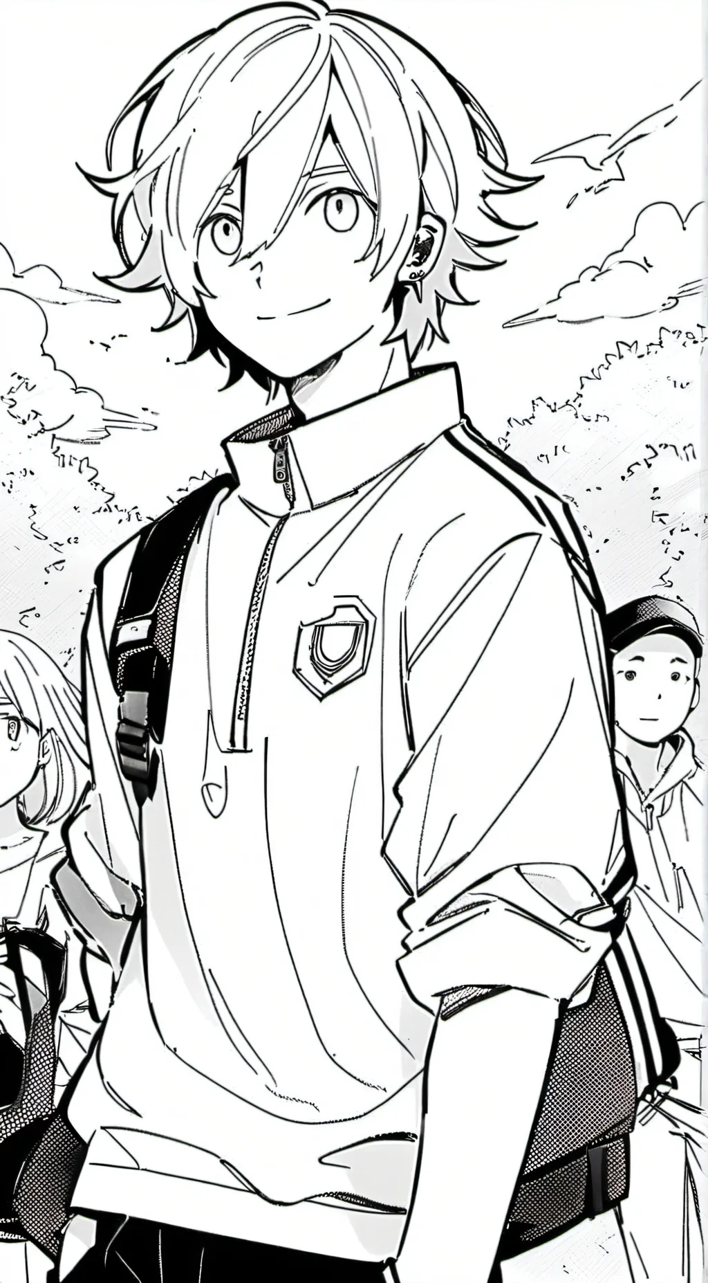 ai character: zip background