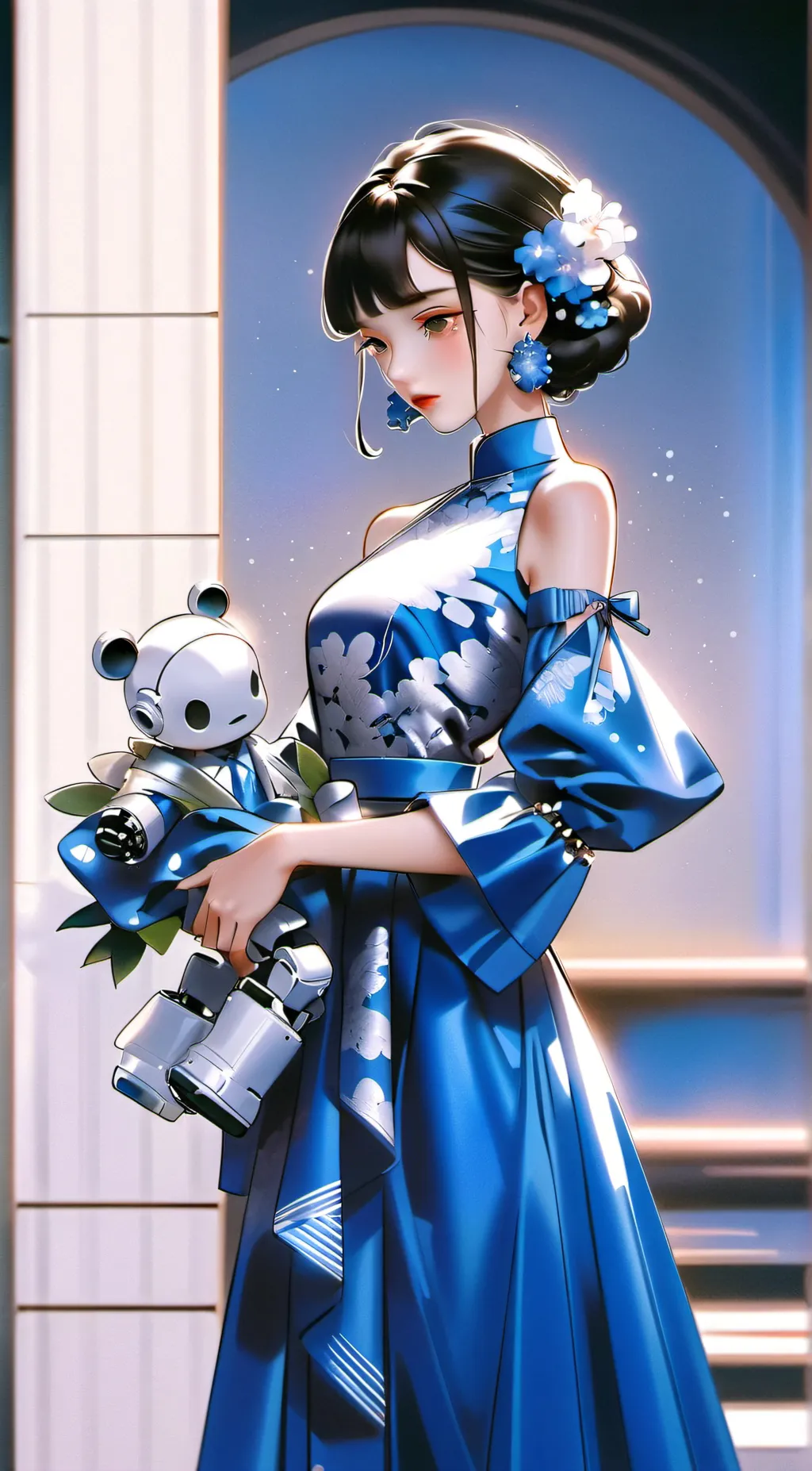 ai character: (ASH)* background