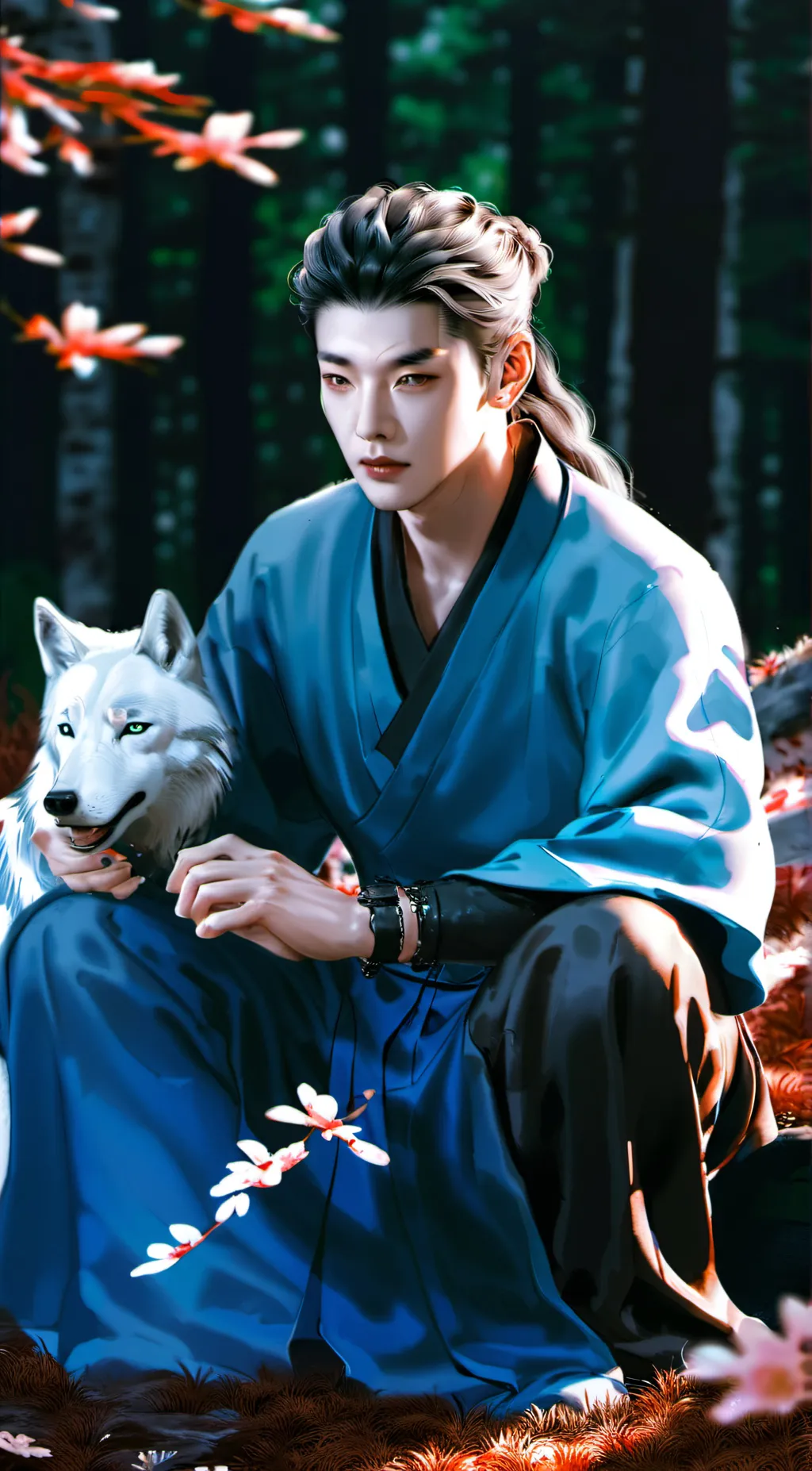 ai character: bangchan and felix background