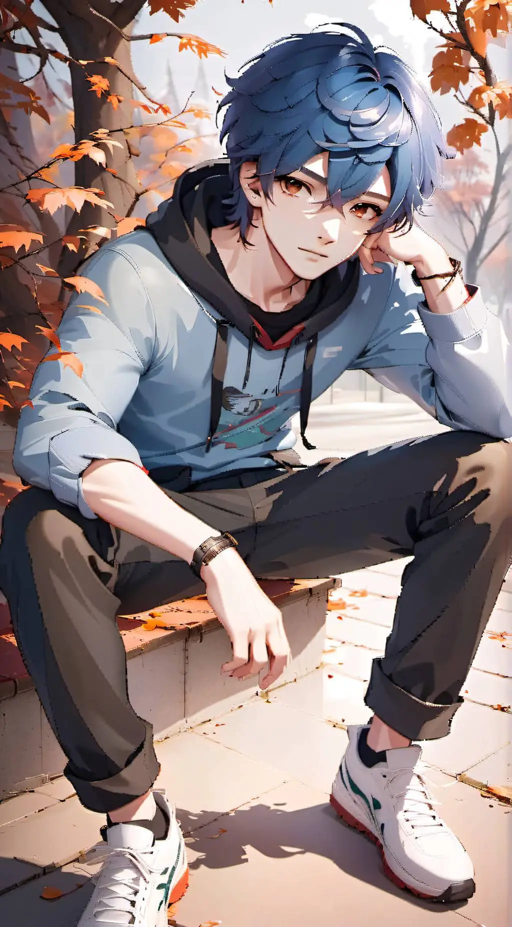 ai character: Chill guy background