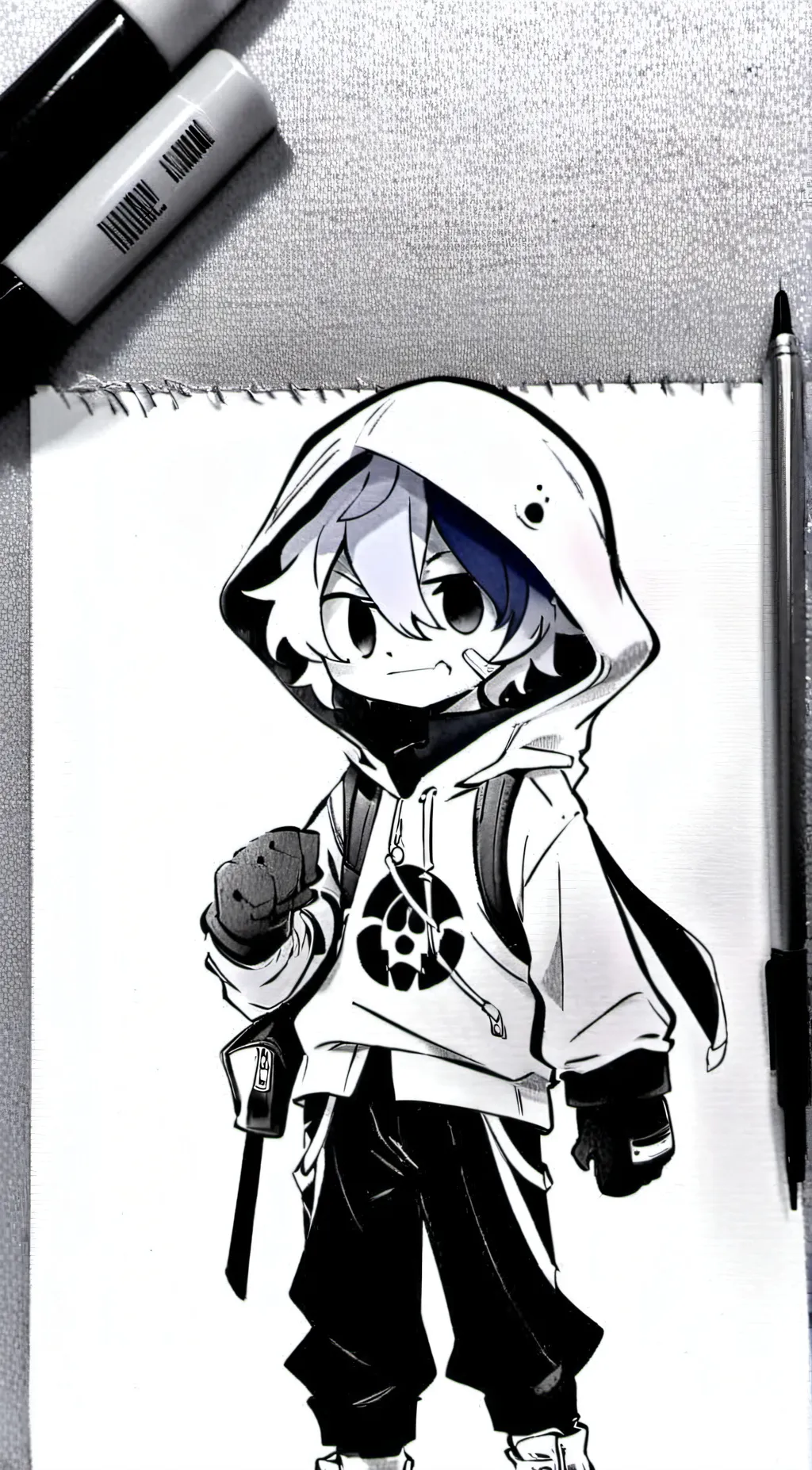 ai character: Zip background