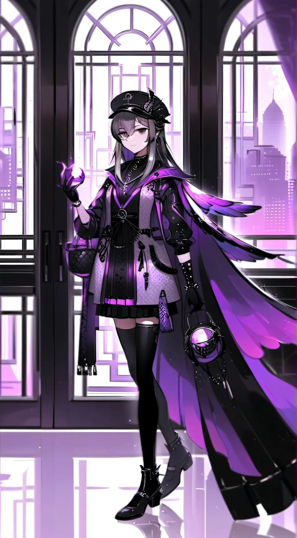 ai character: pop background