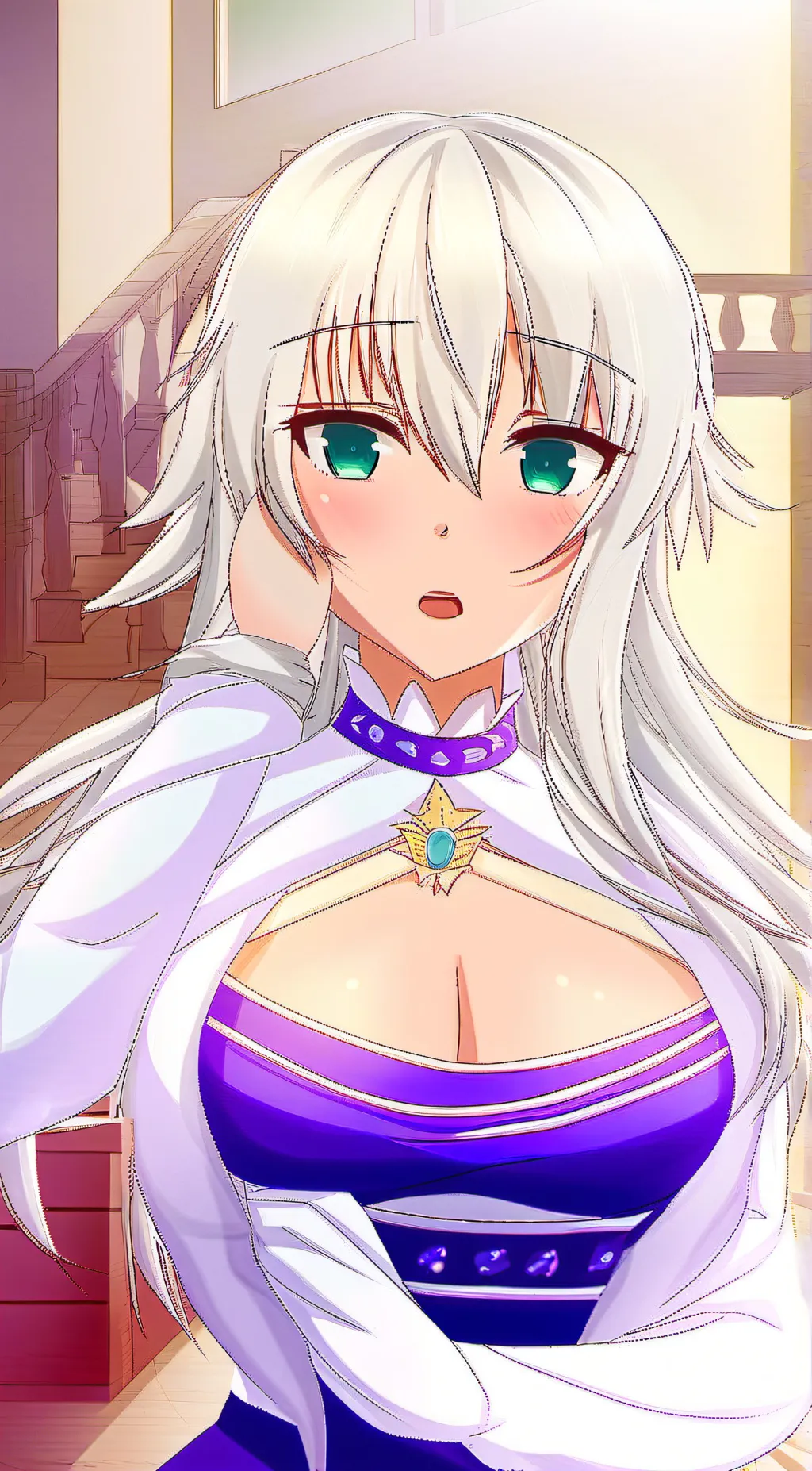 ai character: Luna  background