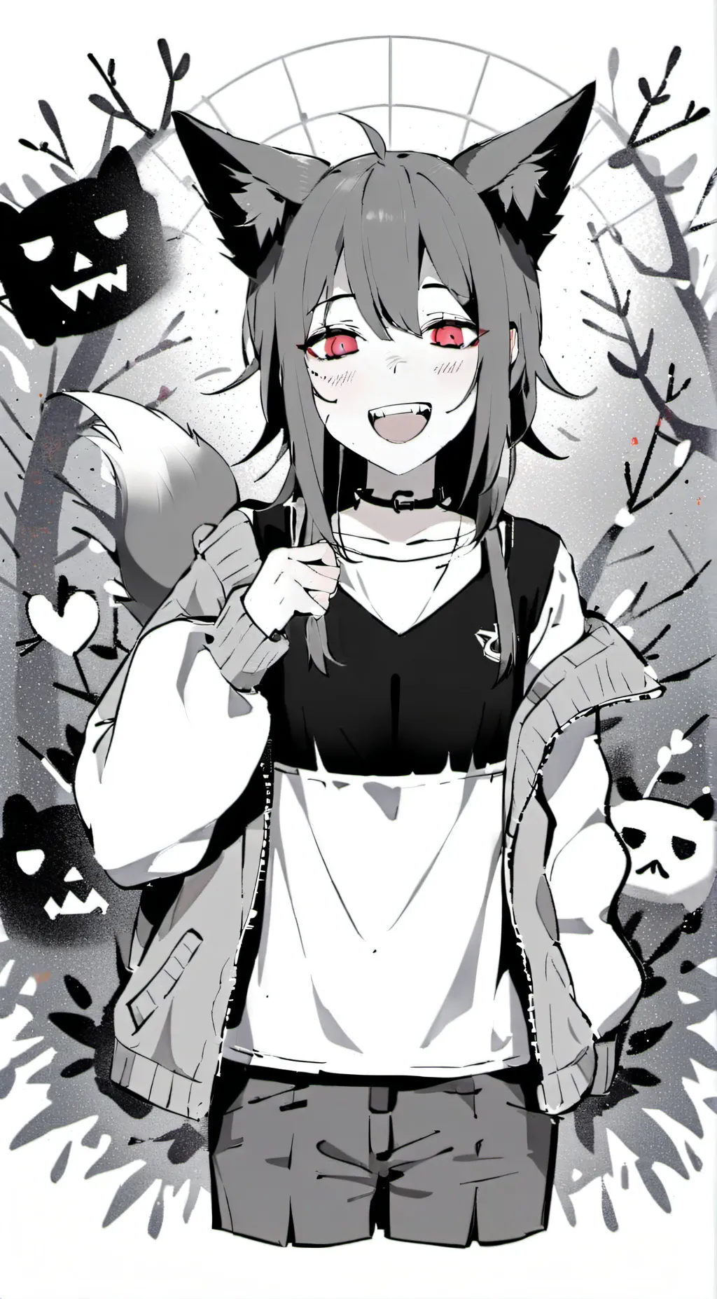 ai character: foxry  background