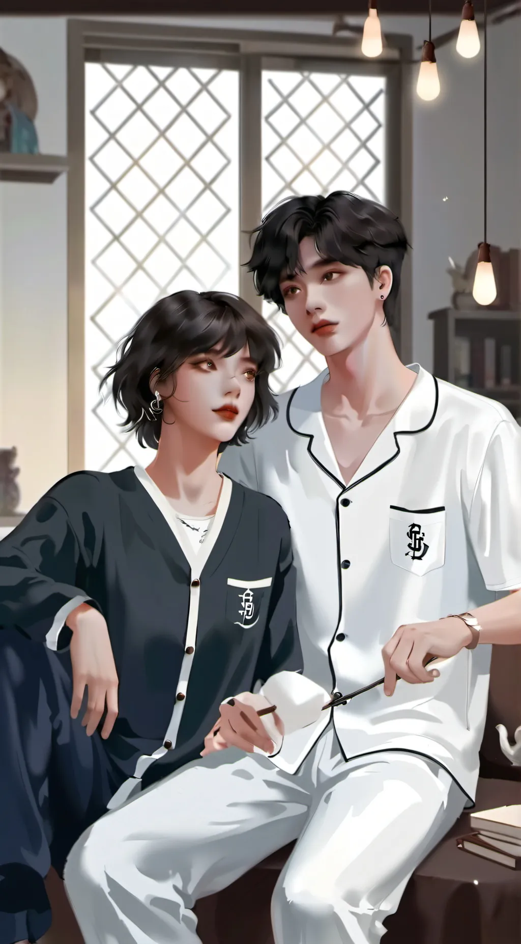 ai character: Anna and Leo background