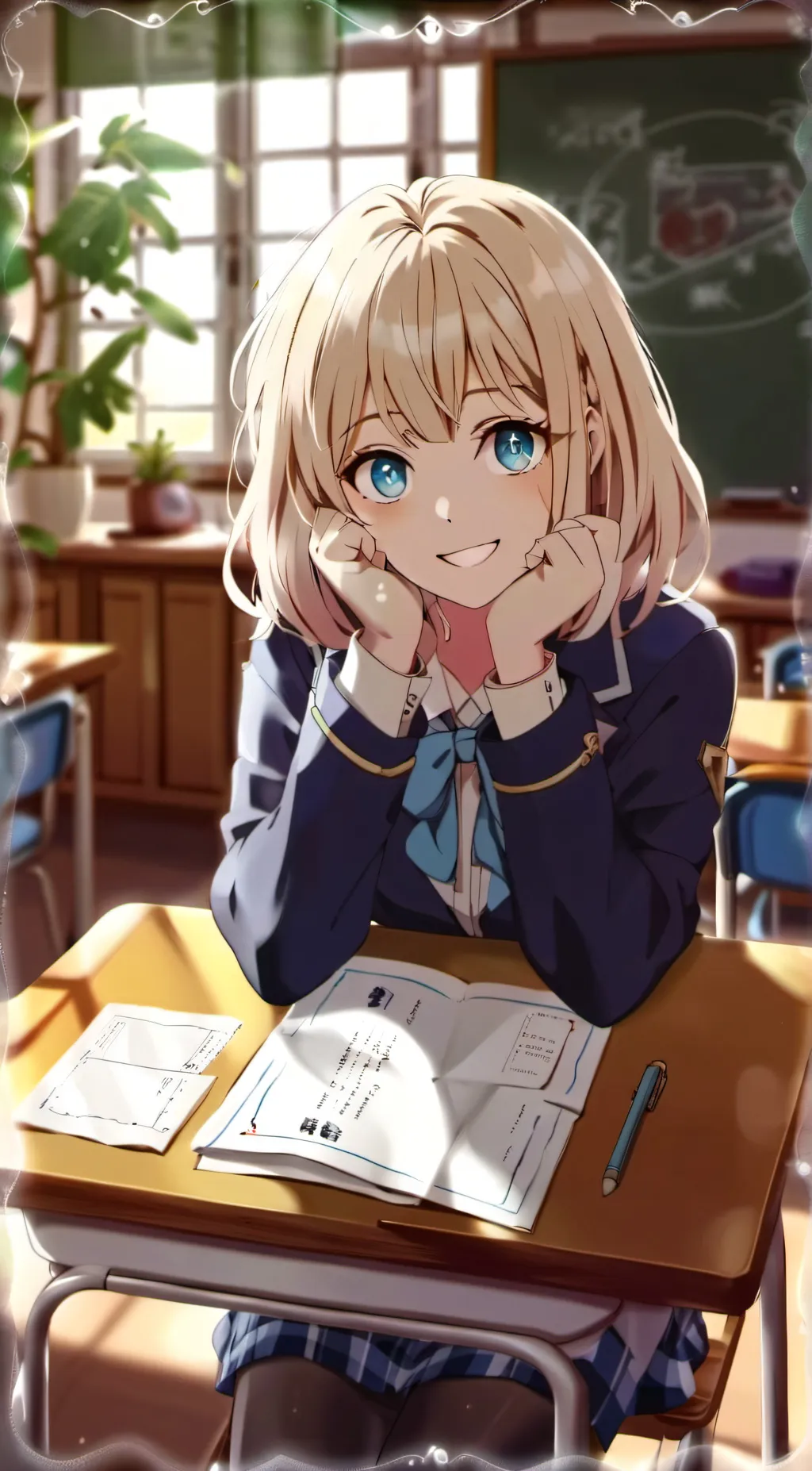 ai character: Angelica 😇😇😇 background