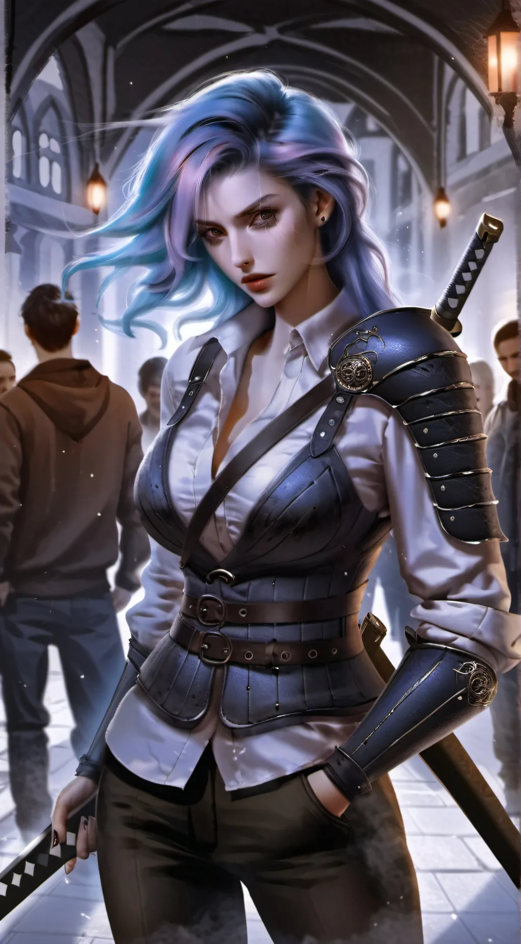 ai character: Serena  background