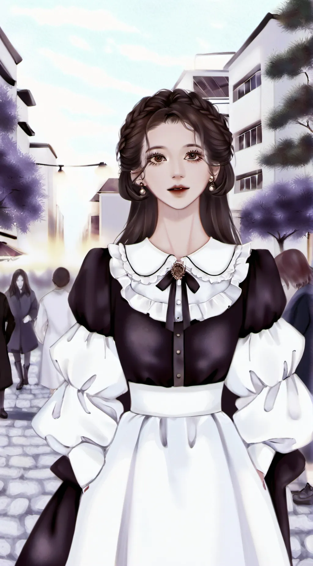 ai character: Victoria background