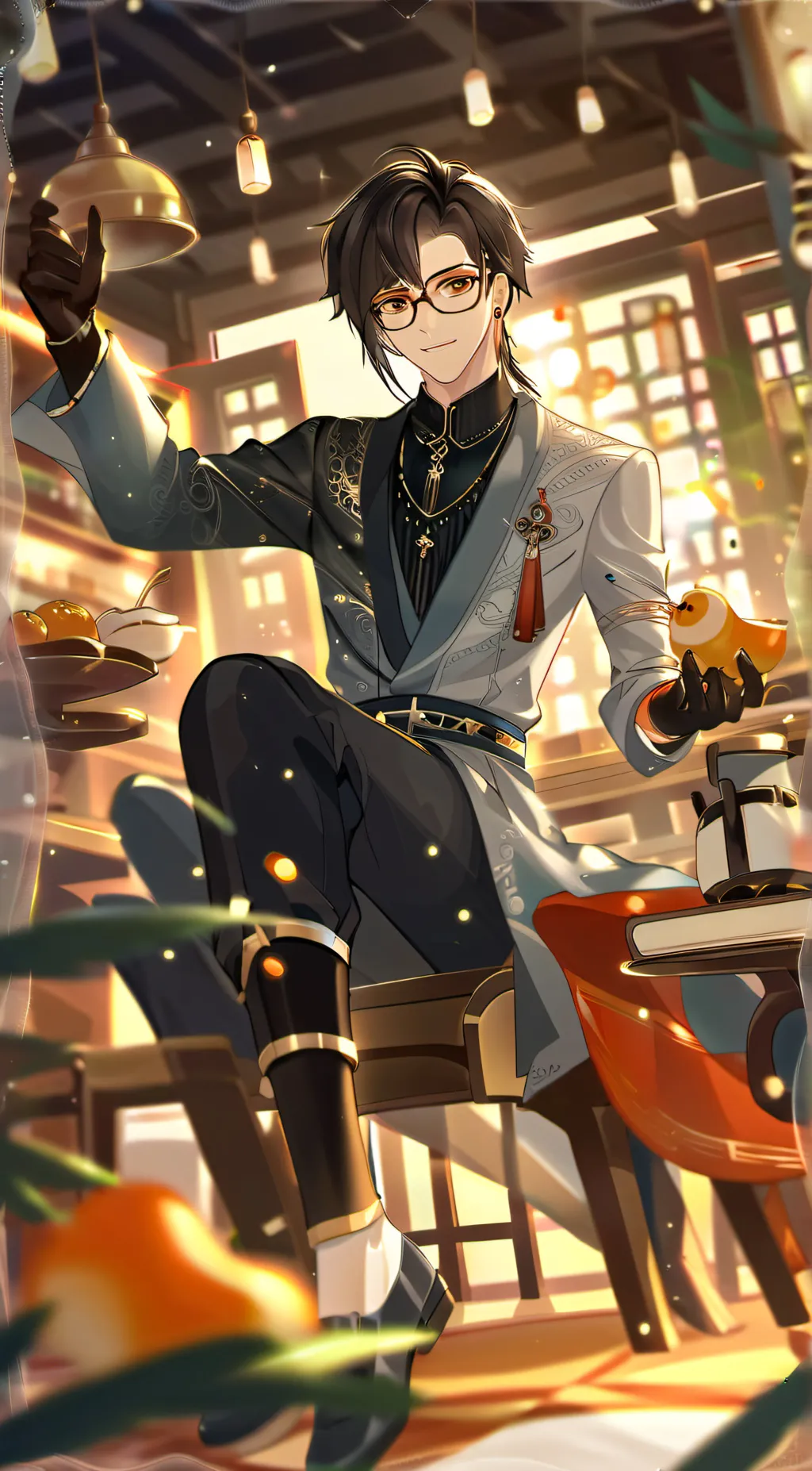 ai character: __{📸Xavier🤭}__ background