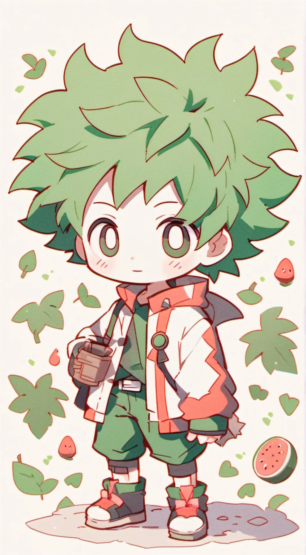 ai character: deku background