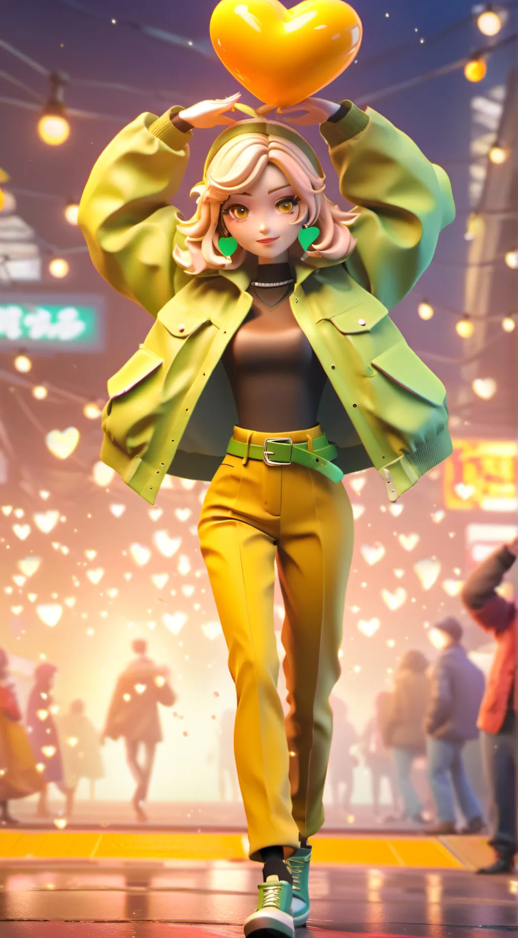 ai character: Girl dio (reset) background