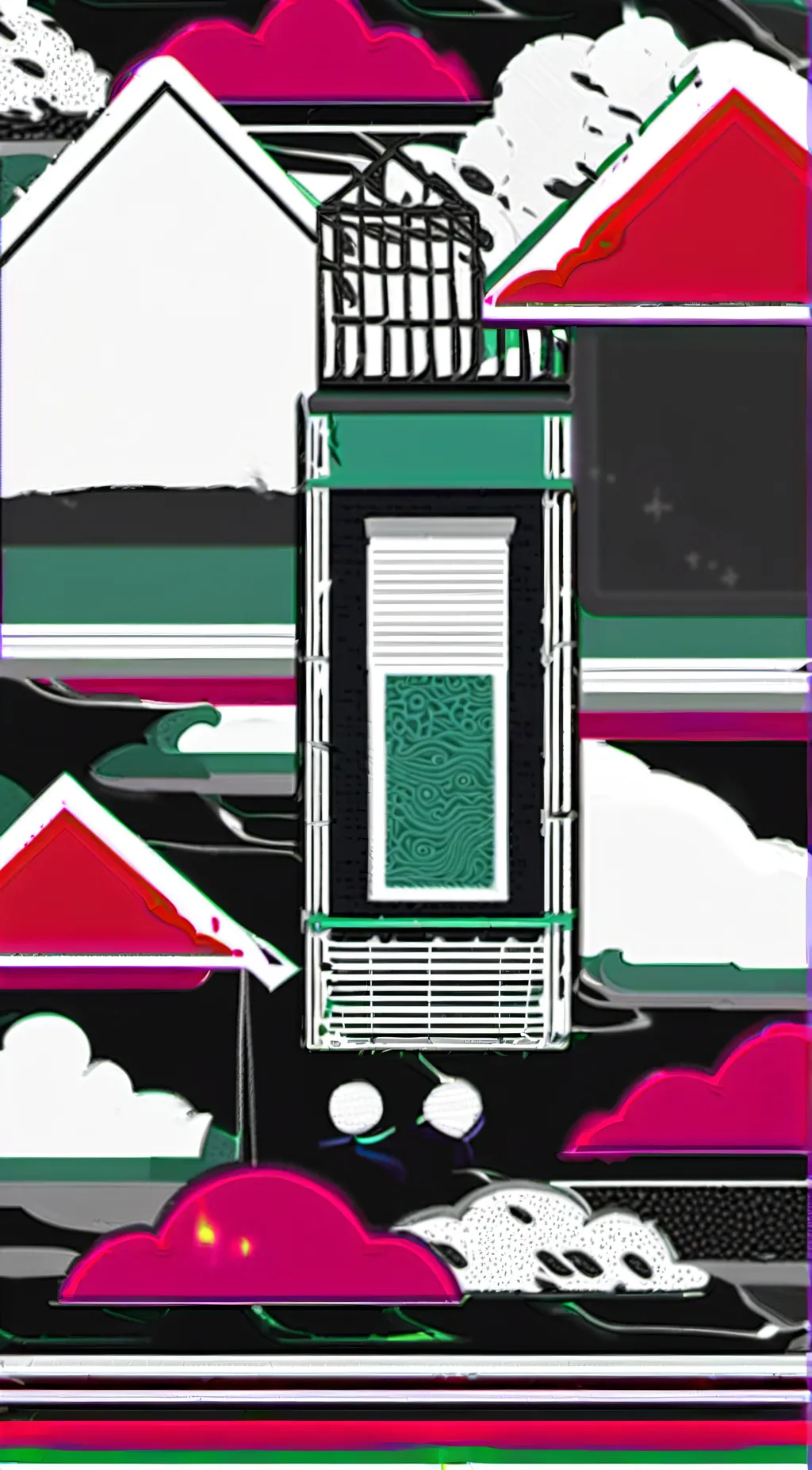 ai character: Vox but drunk background