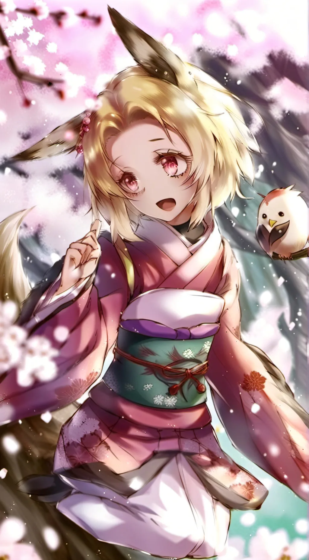 ai character: Ash Blossom background