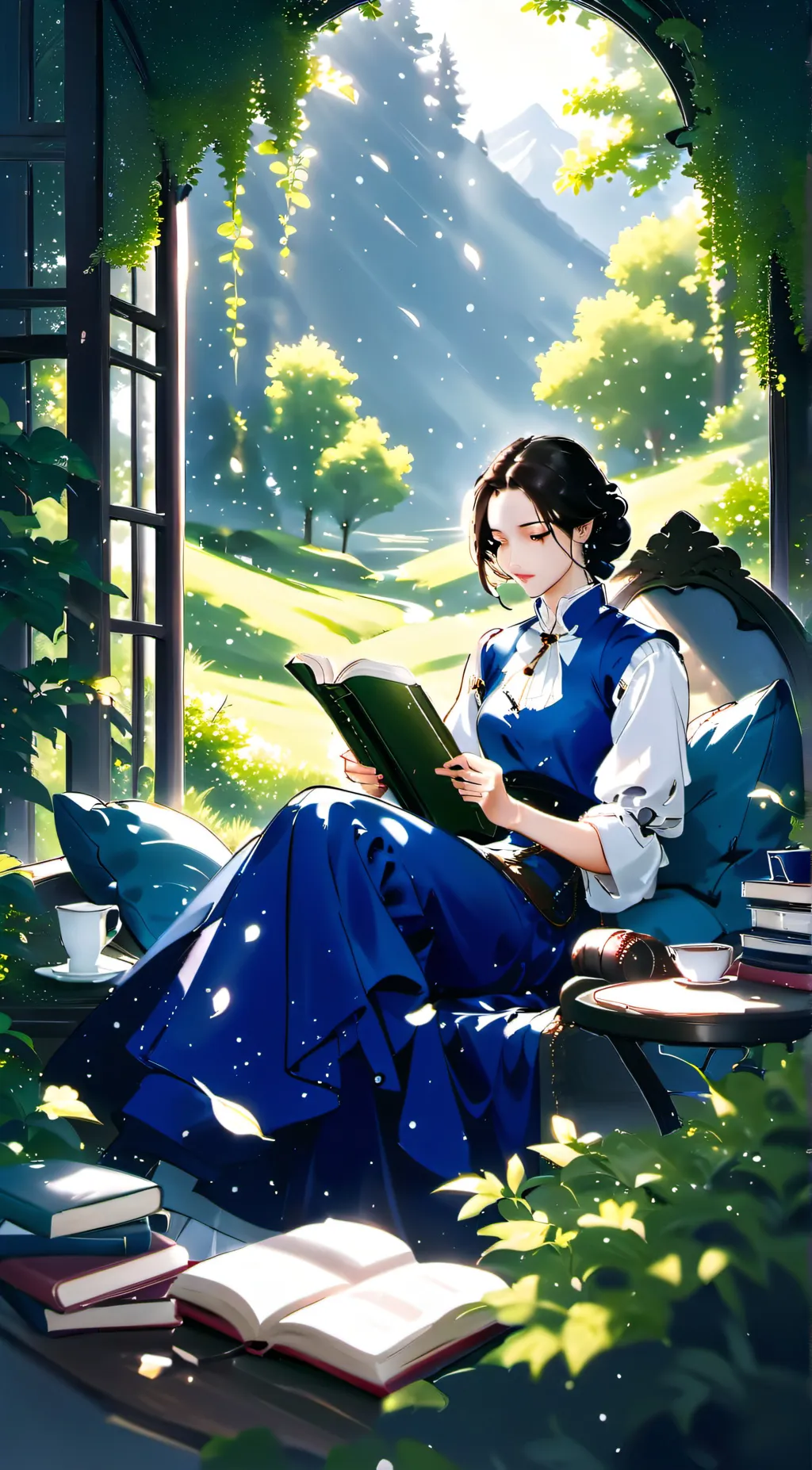 ai character: Aria background