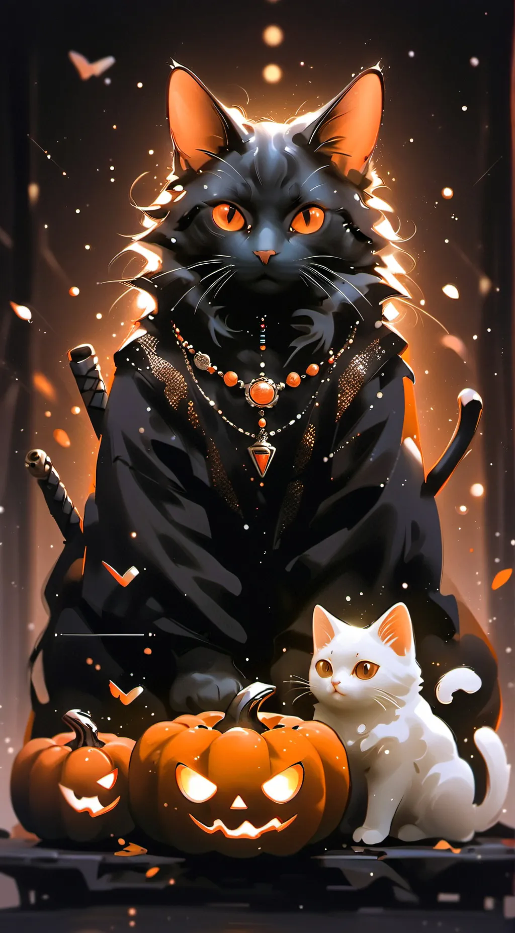 ai character: Pumpkin  background