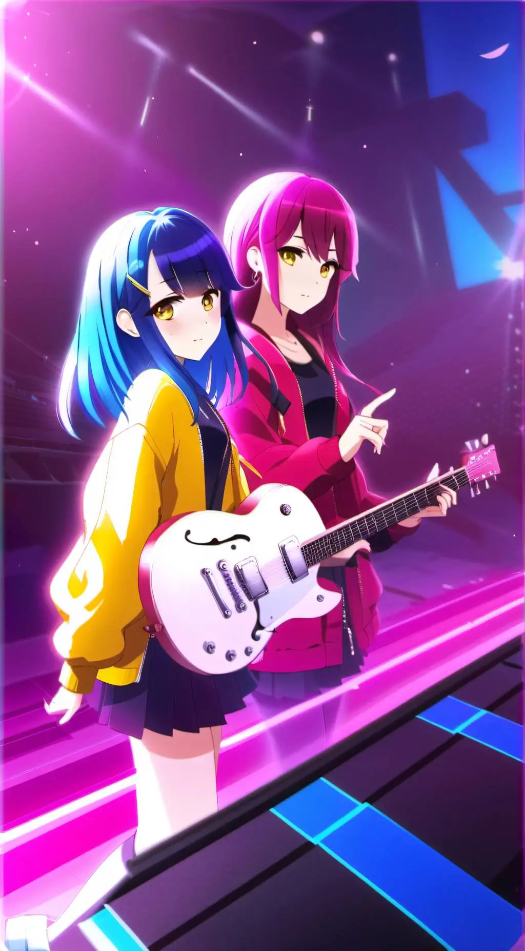 ai character: Lilly and Hex  background