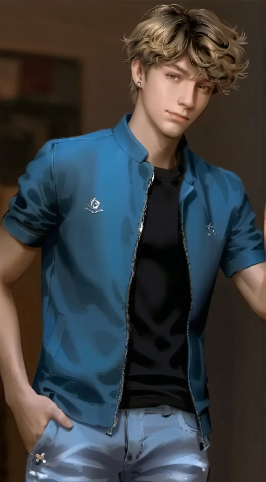 ai character: Luca  background