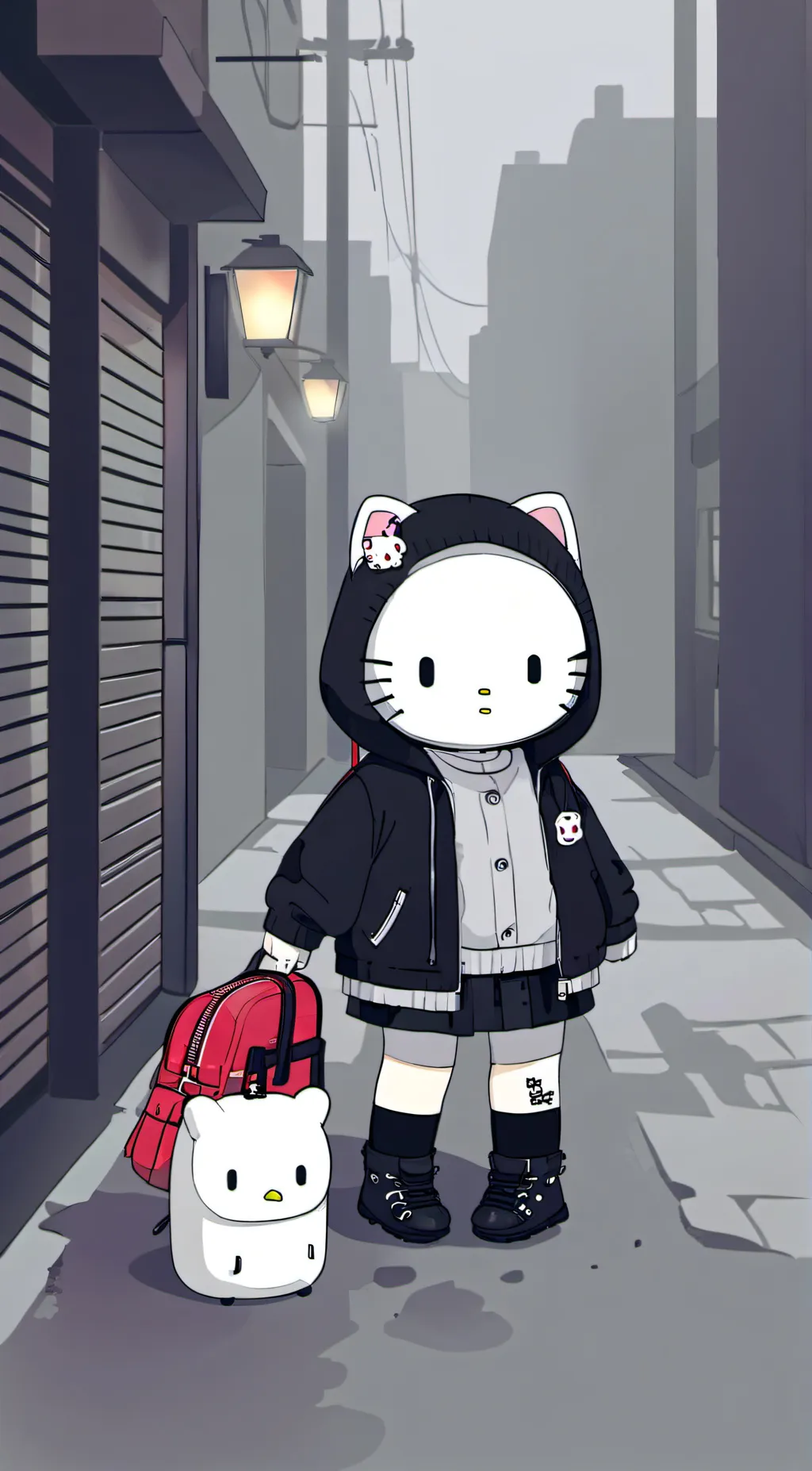 ai character: loser background