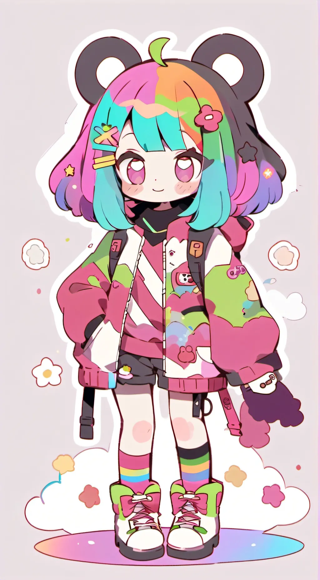 ai character: Honey background