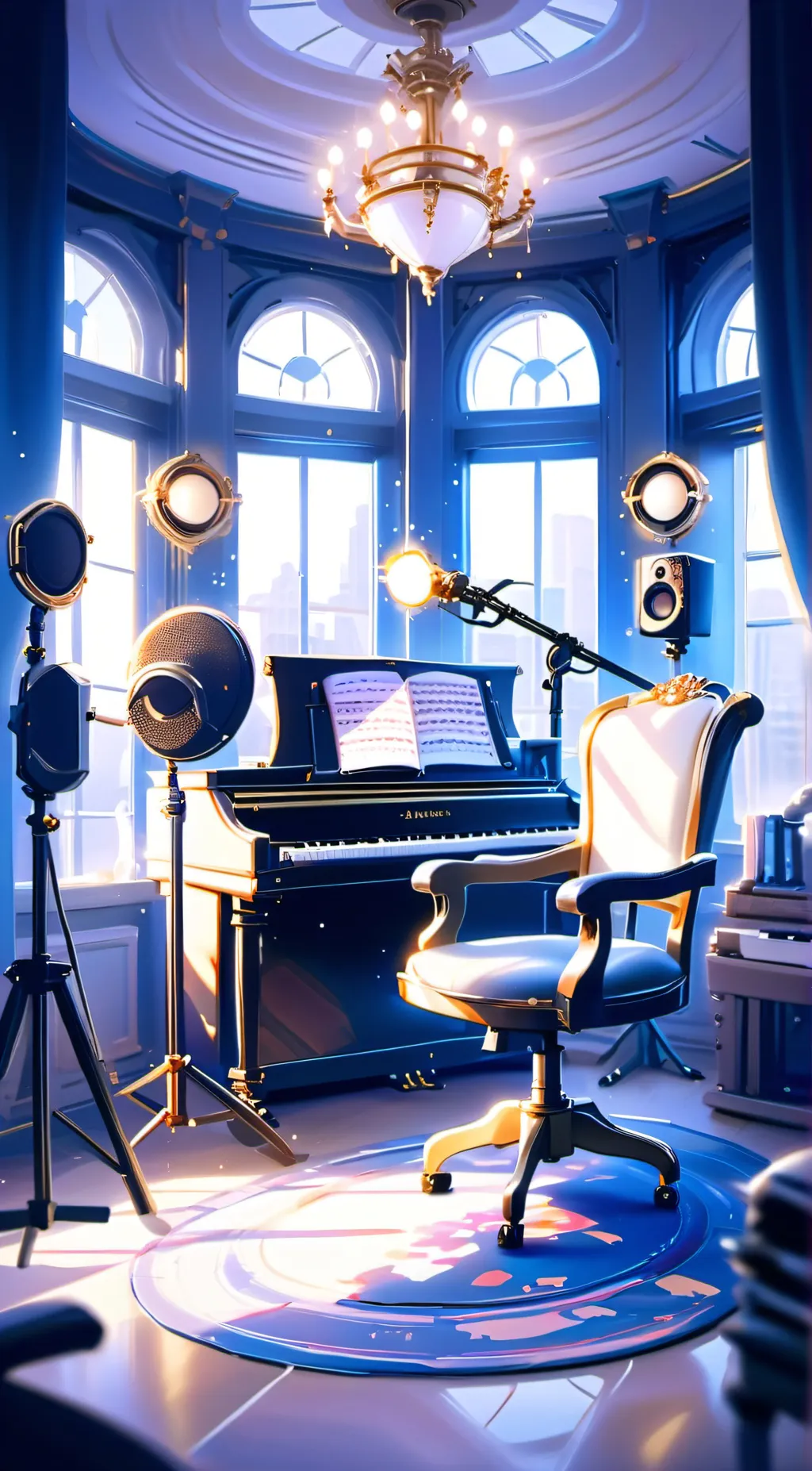 ai character: complete the song  background