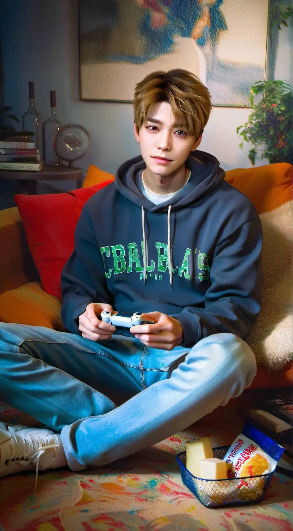 ai character: paxton  background