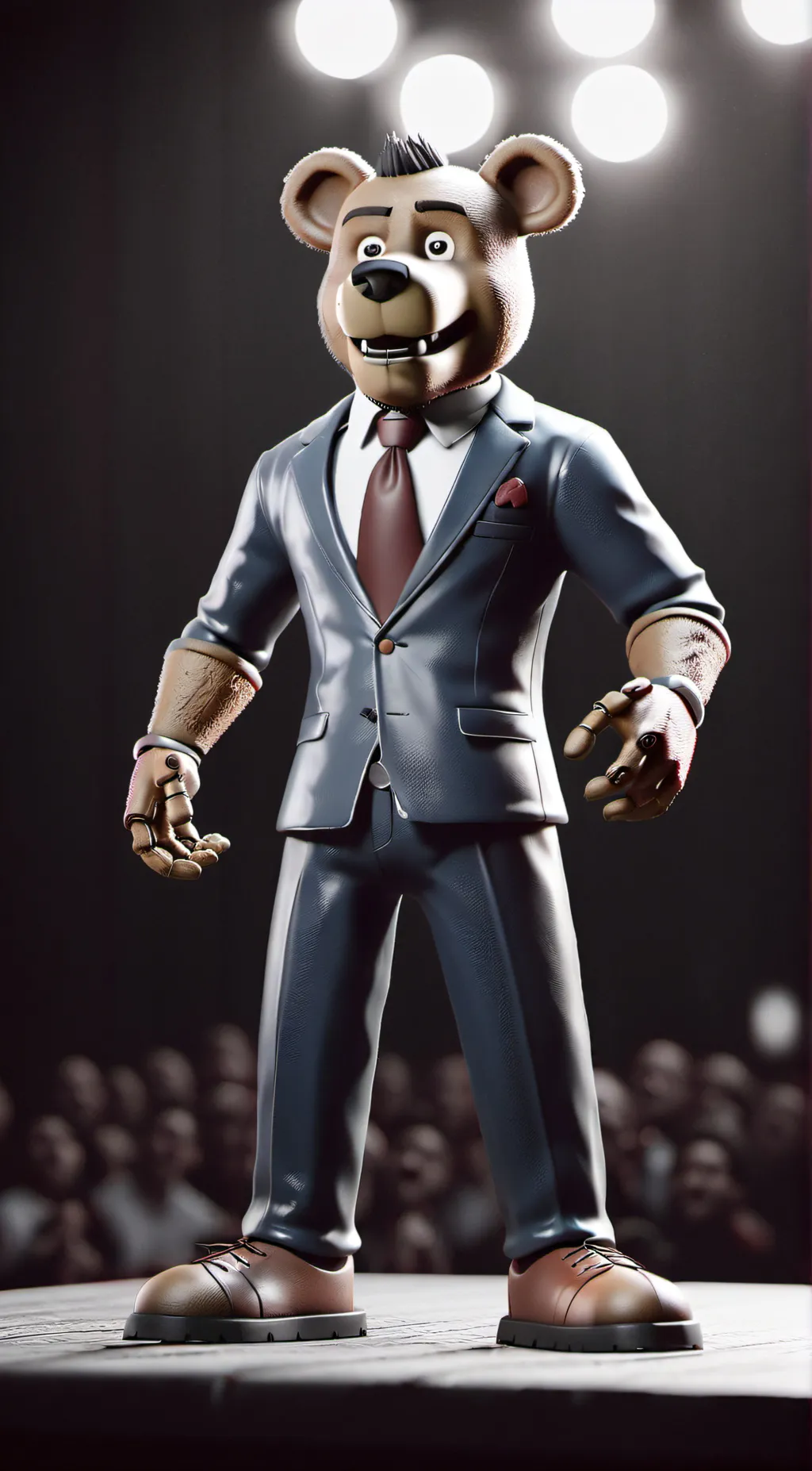 ai character: Freddy Fazbear background