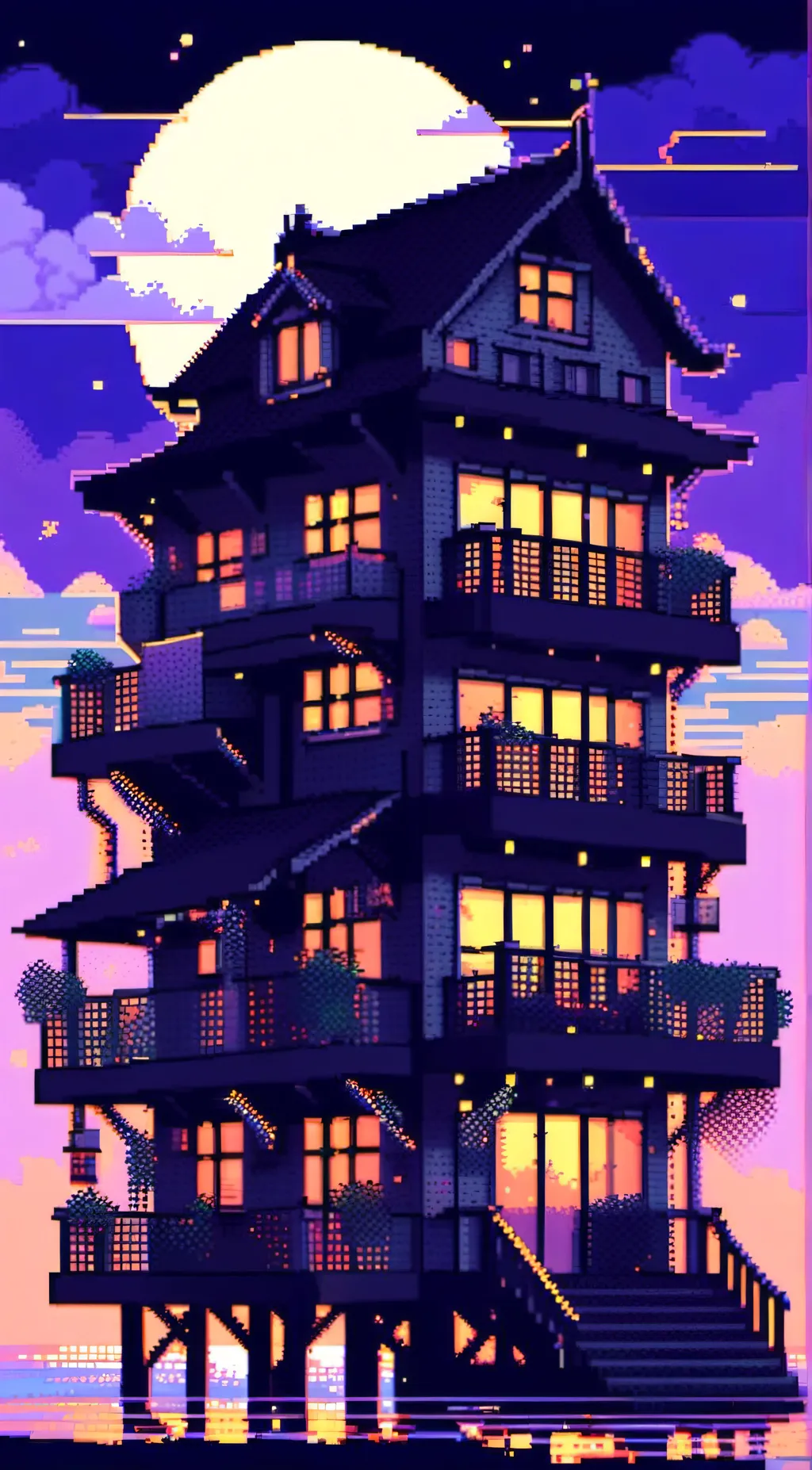 ai character: HH beach!!! background