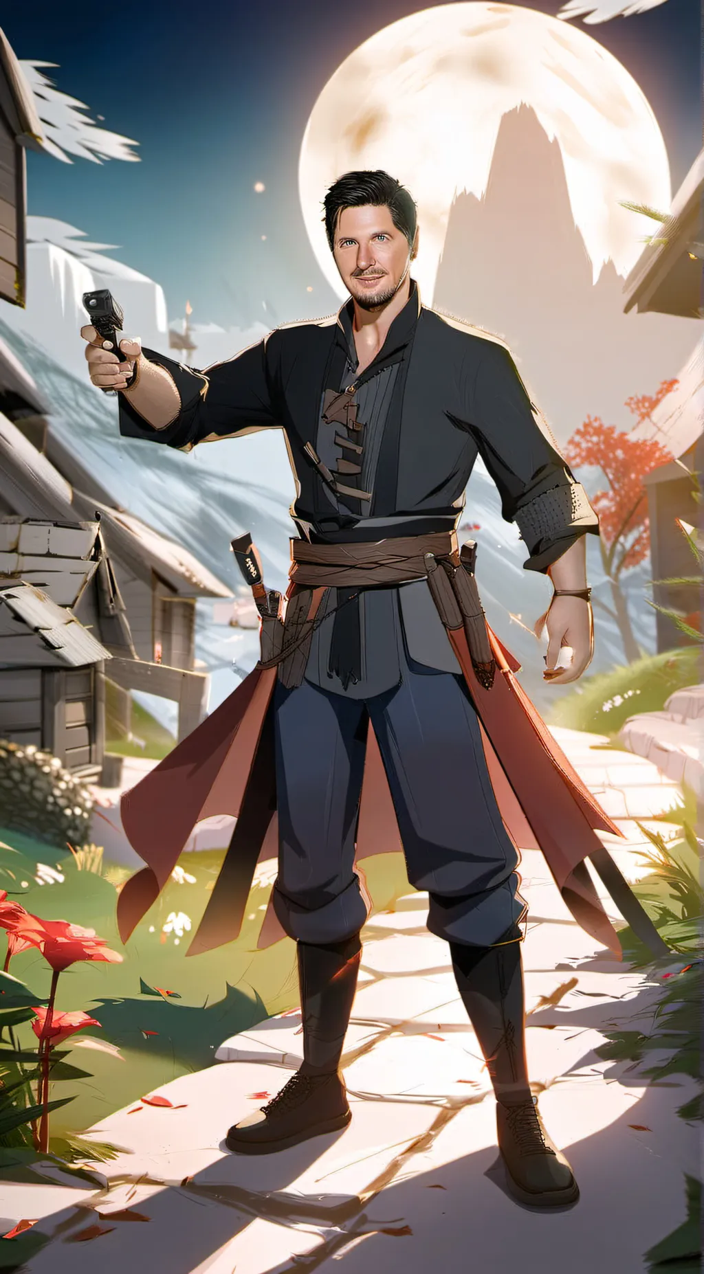 ai character: Zak Bagan background