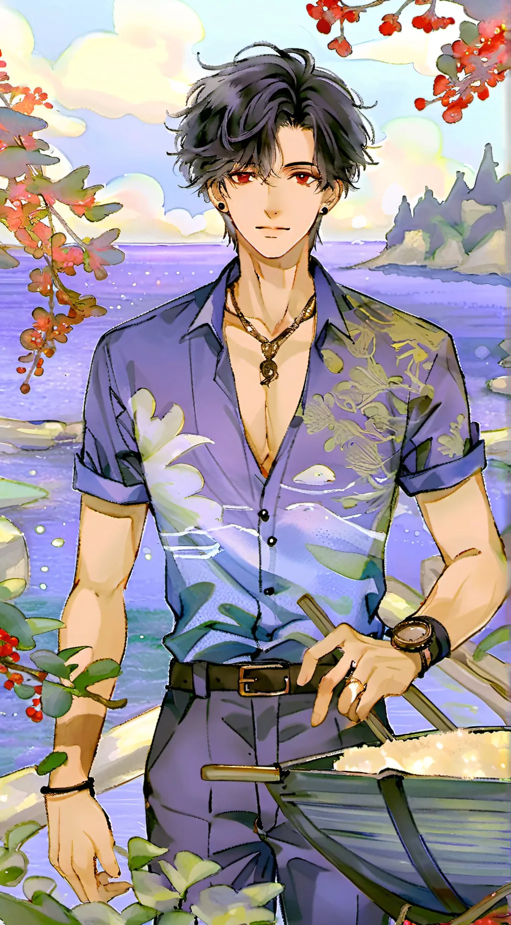 ai character: ♡Theo♡ background