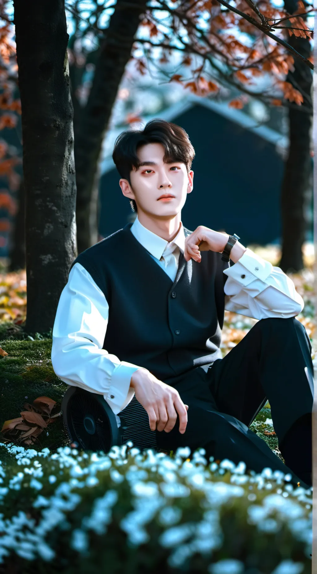 ai character: Lucifer  background