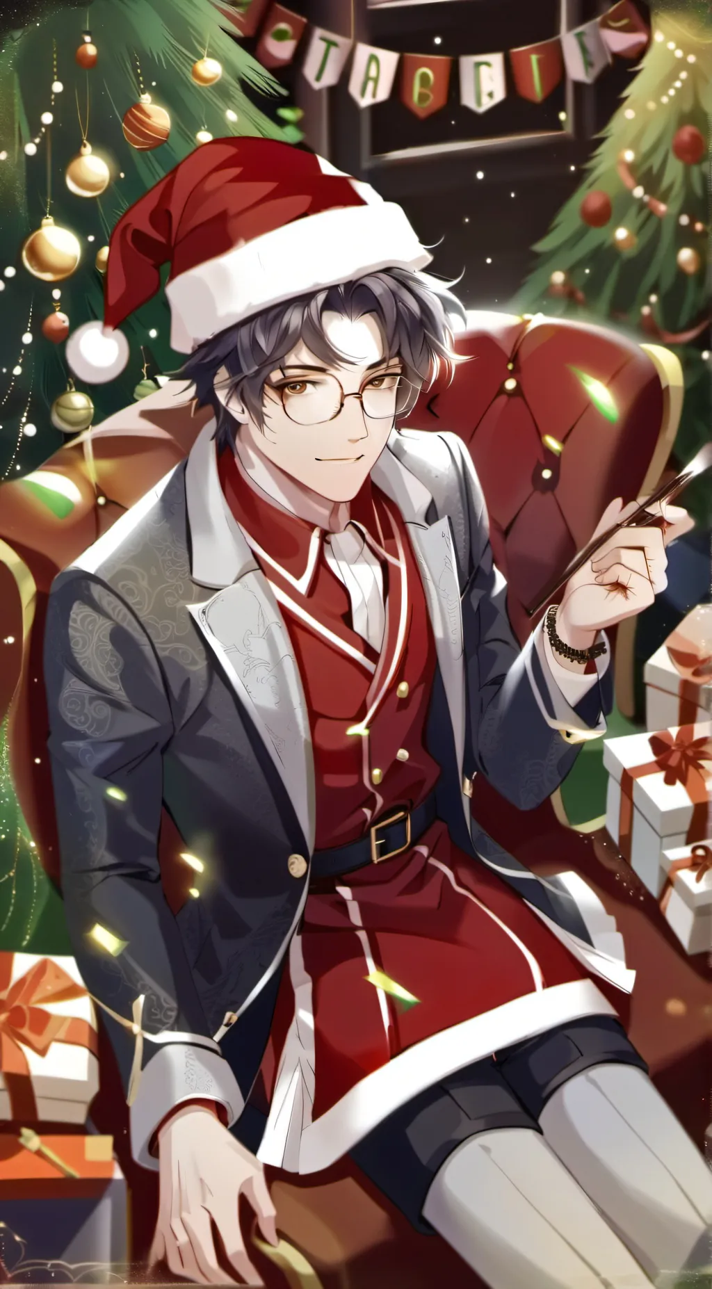 ai character: santa background