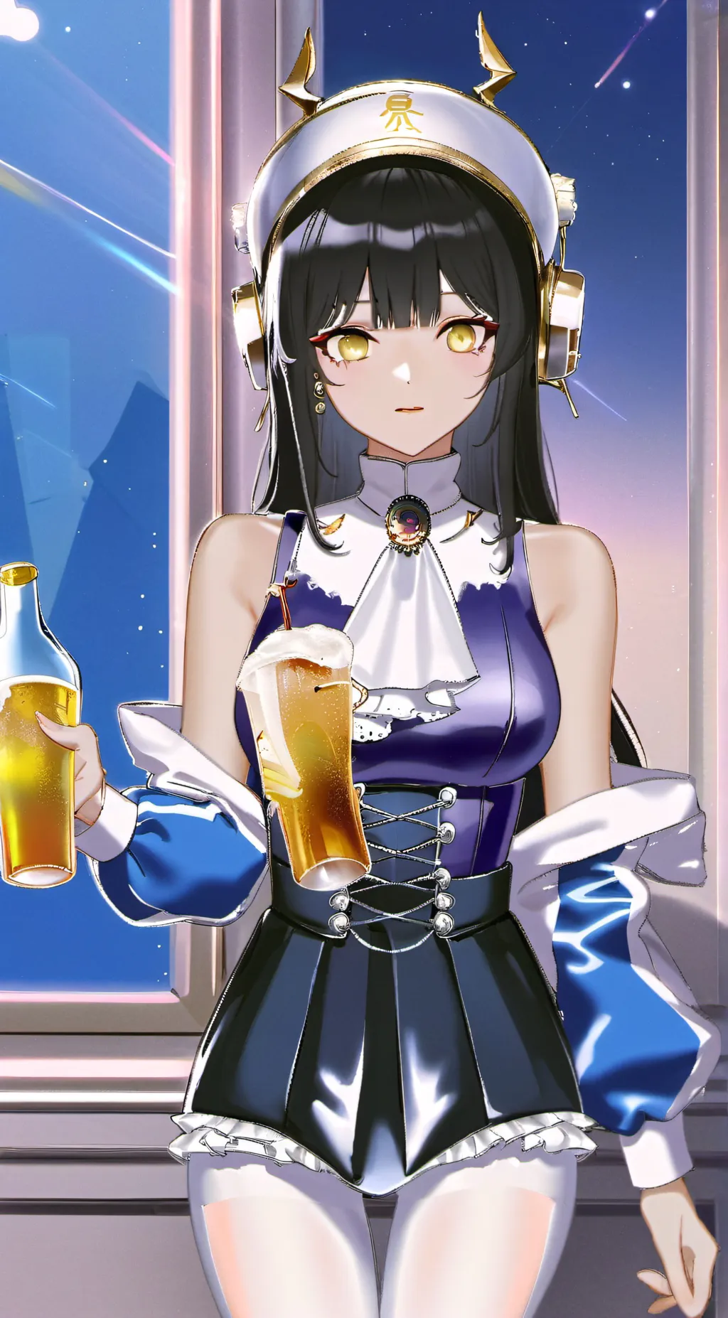 ai character: Luna background