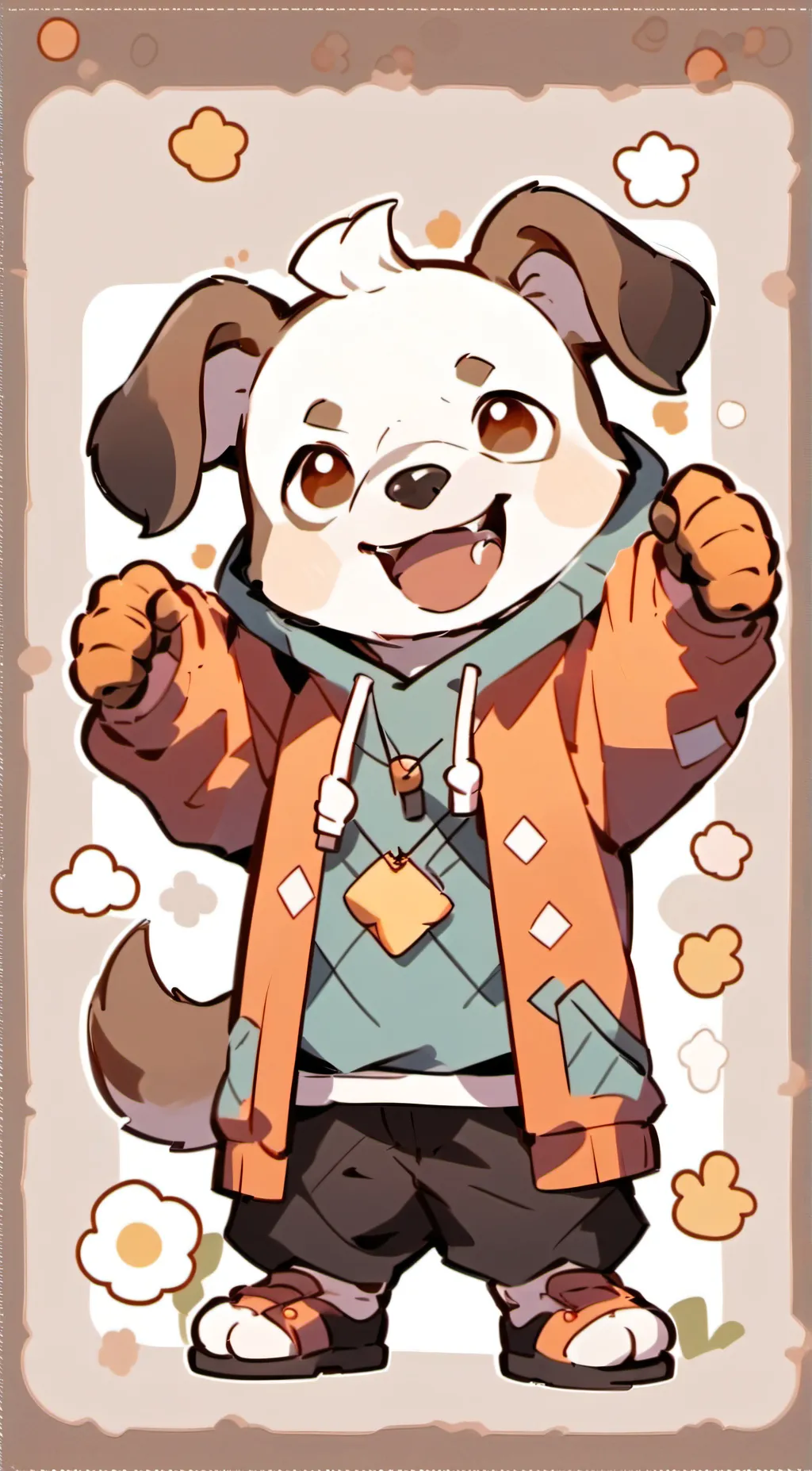 ai character: Dogday background