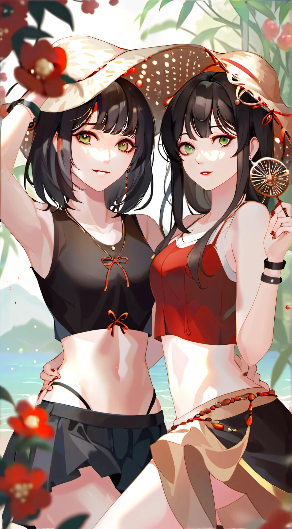 ai character: Kaykay and Maymay  background