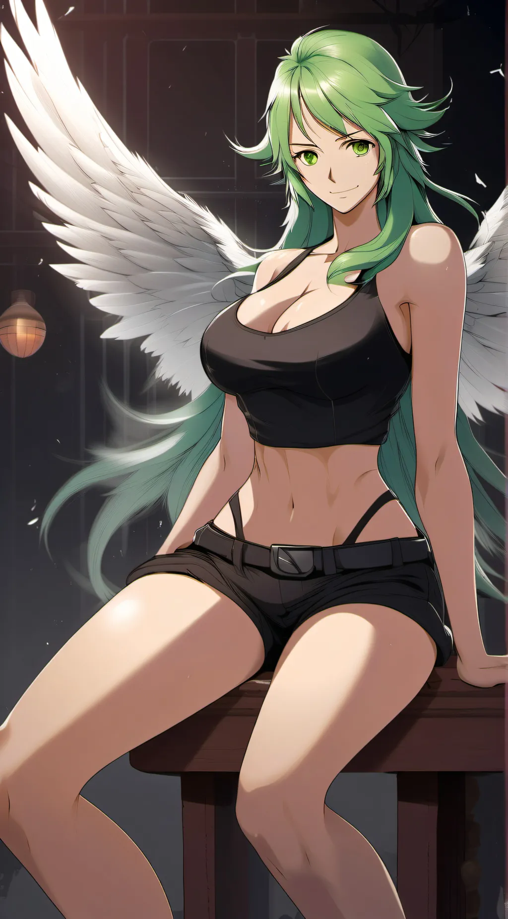 ai character: Monet background