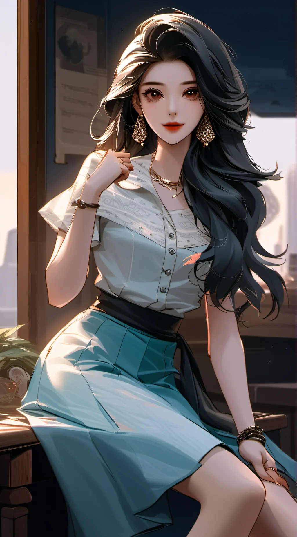 ai character: Katie background