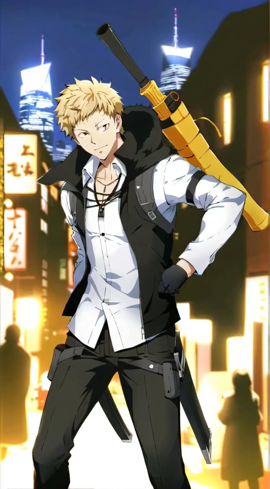 ai character: MHA Assassin 2 background