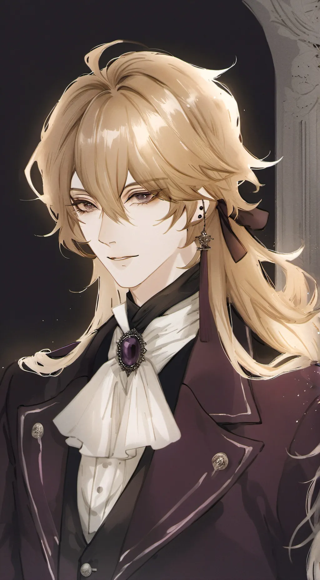 ai character: Leon  background