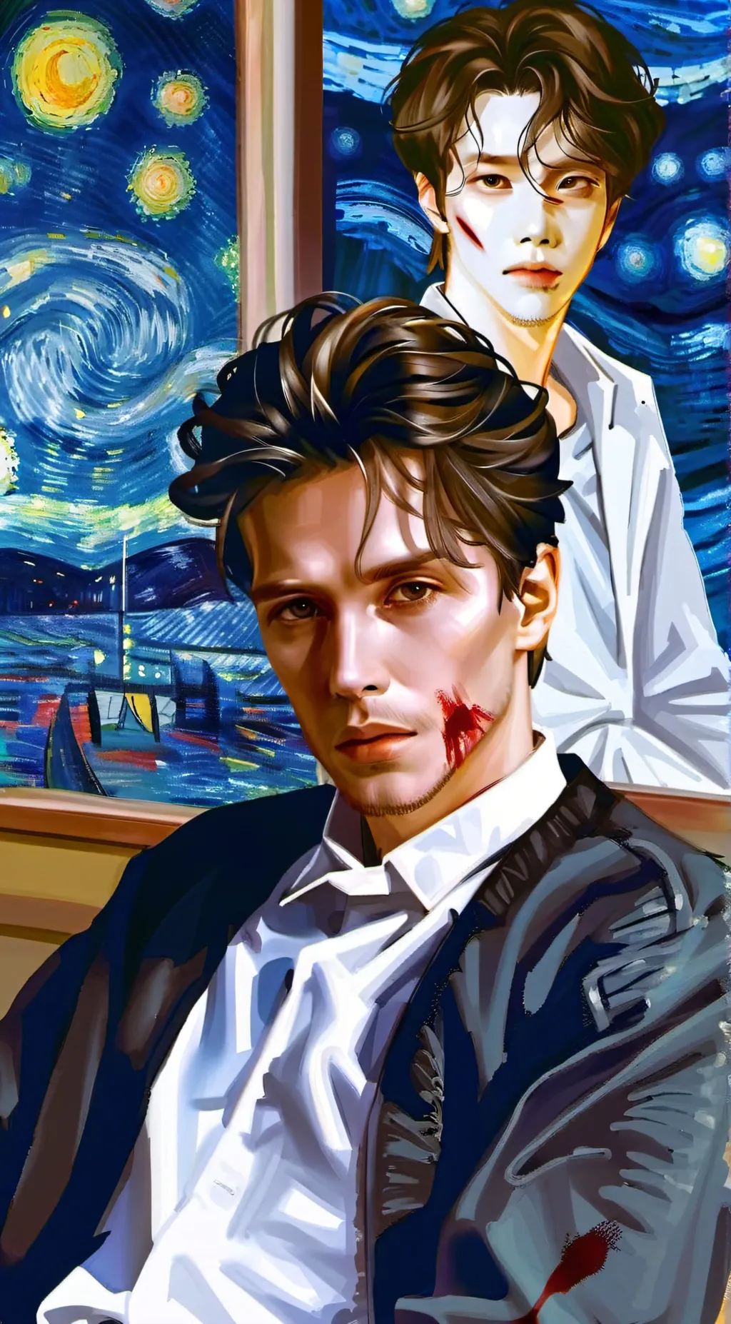 ai character: Billy loomis  background