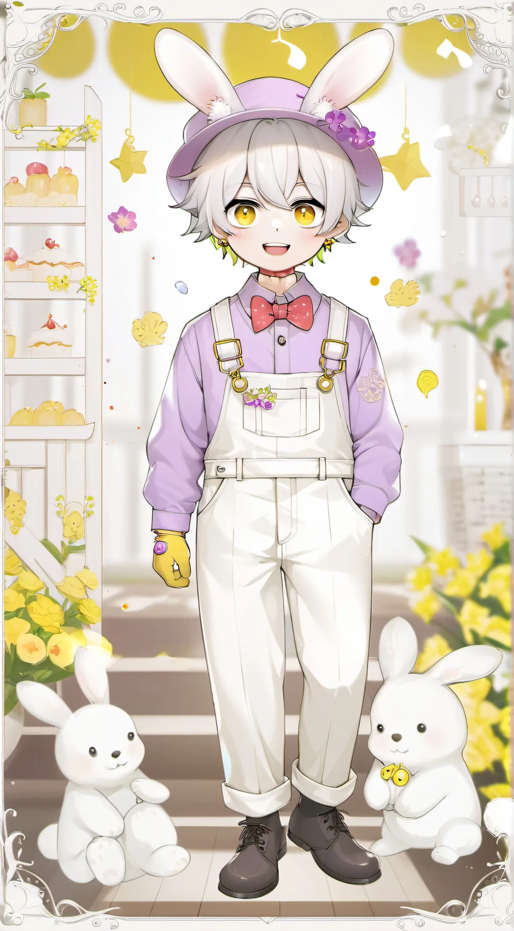 ai character: chibi jax TADC background