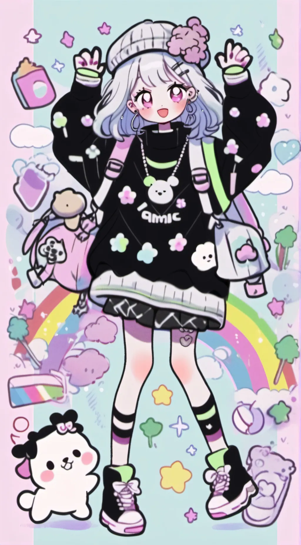 ai character: Ki-Mi ji background