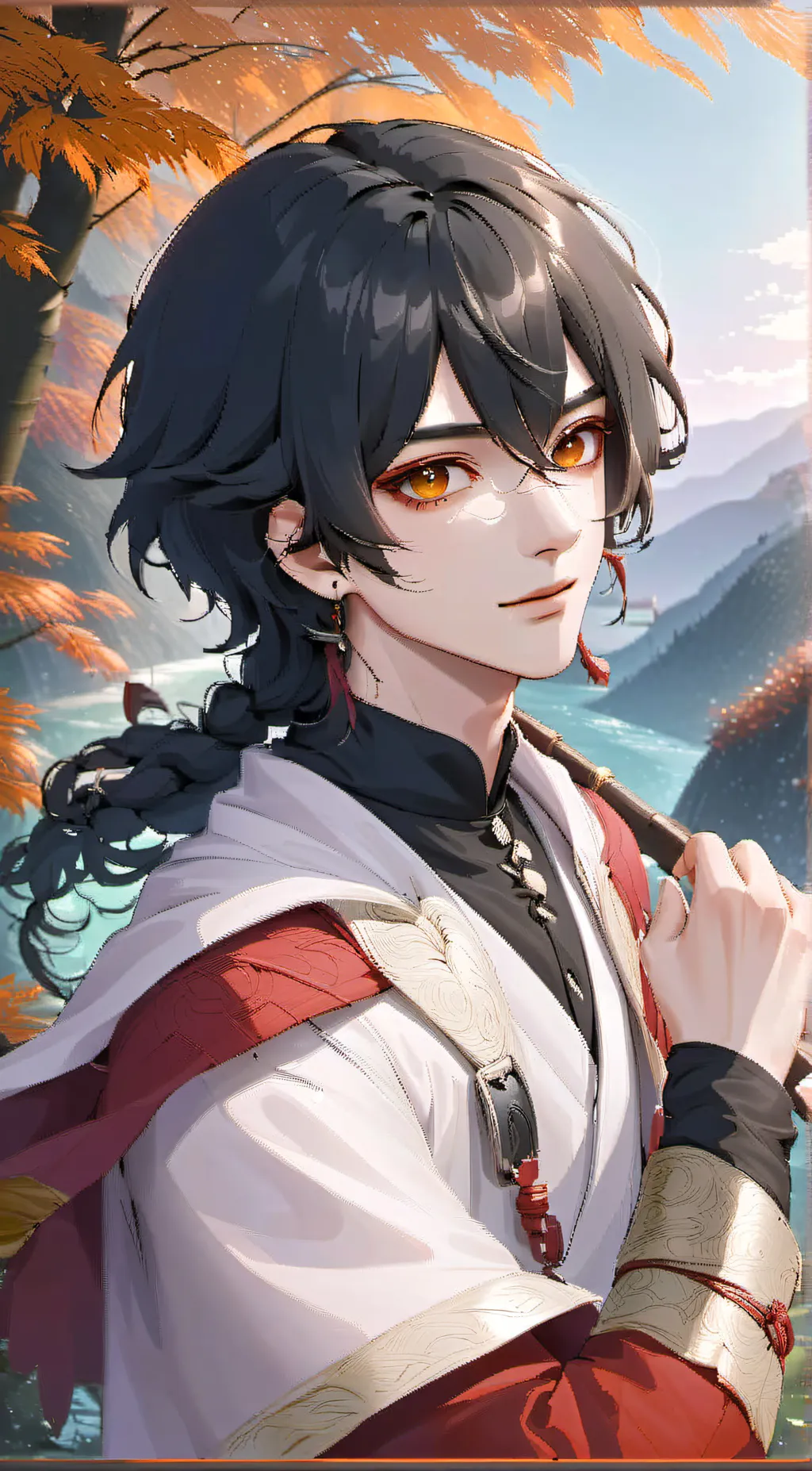 ai character: electrom  background