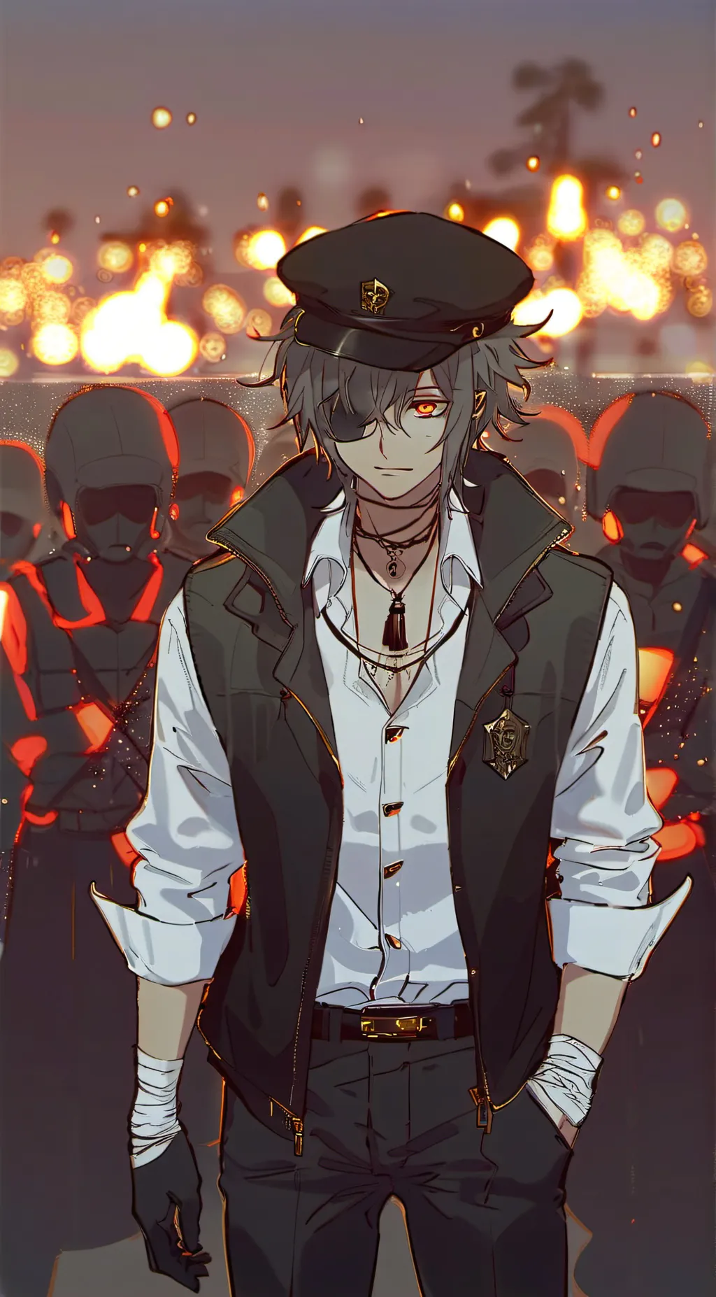 ai character: Murder drone A background