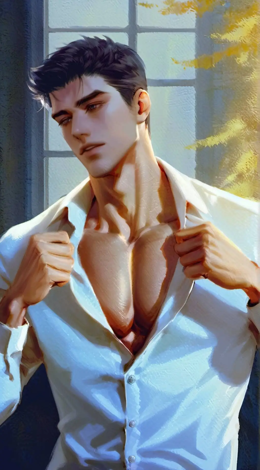 ai character: Boss John background