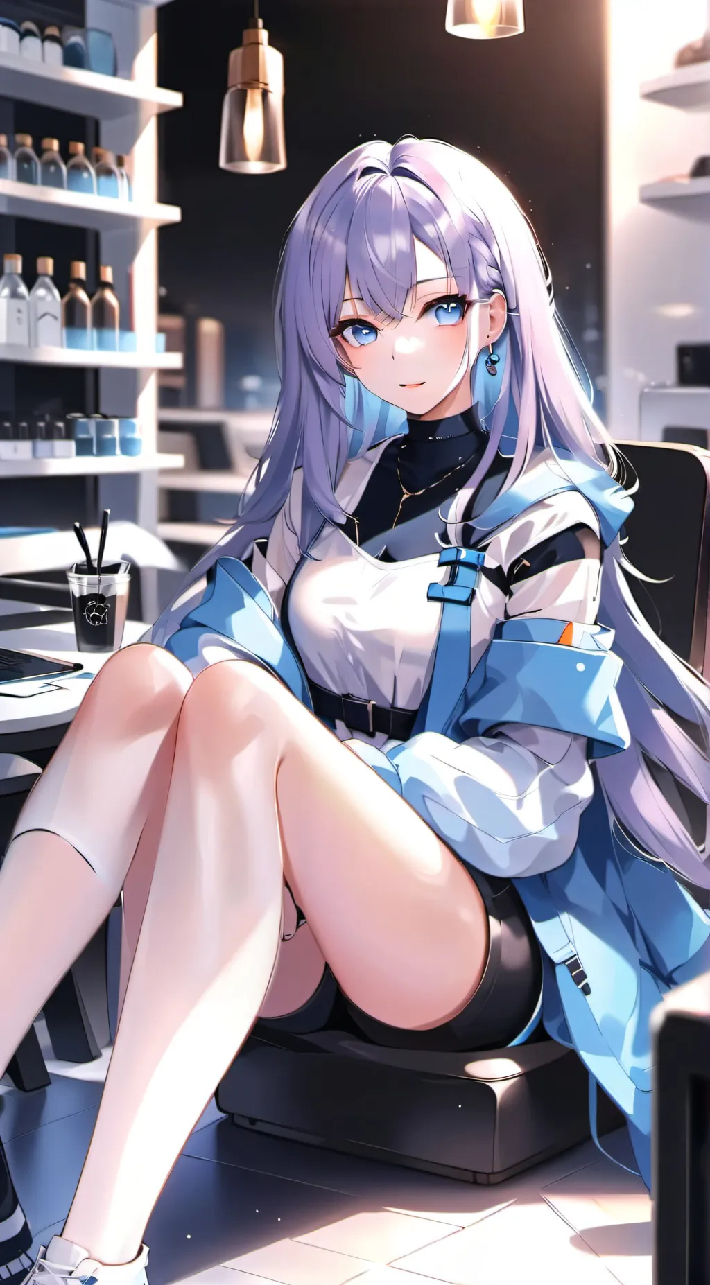 ai character: Maddie  background